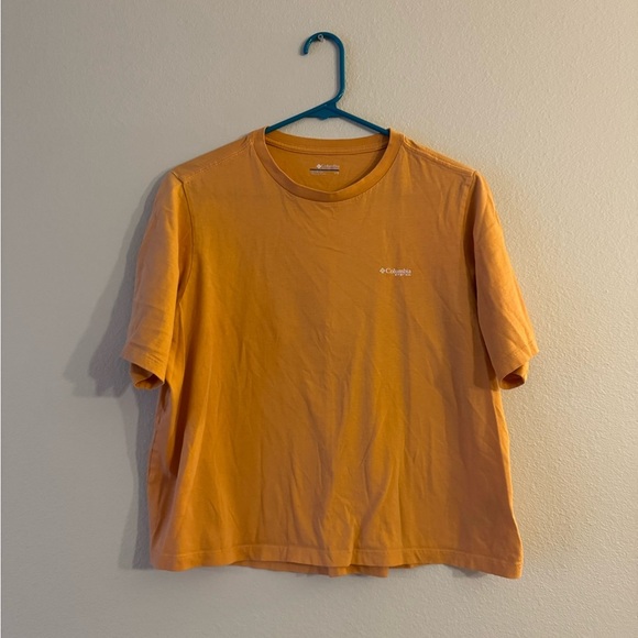 Columbia Orange Casual T-Shirt - Picture 1 of 3
